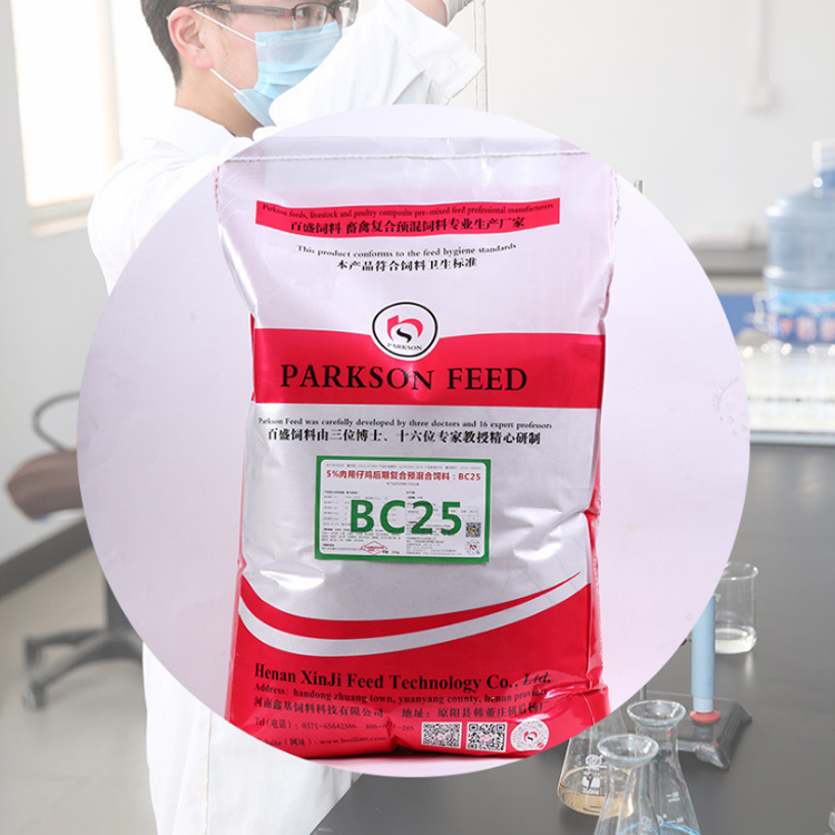 Baisheng jeune nourriture de poulet premix Promouvoir l'absorption et la digestion