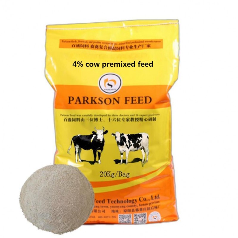 4% d'additifs alimentaires premix de vache laitière