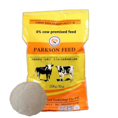 4% d'additifs alimentaires premix de vache laitière